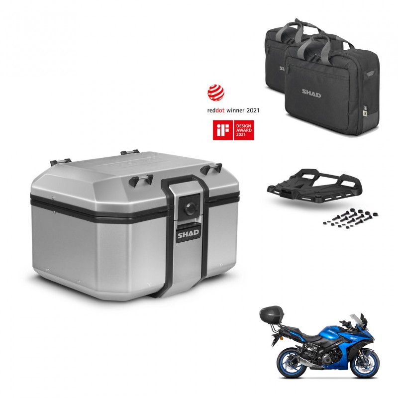 SHAD Baul trasero + soporte montaje parrilla accesorios KIT-448774