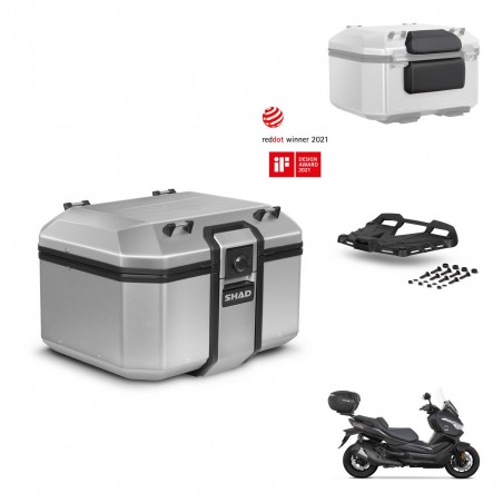 SHAD Baul trasero + soporte montaje parrilla accesorios KIT-448817