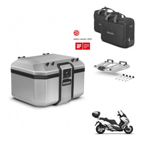SHAD Baul trasero + soporte montaje parrilla accesorios KIT-448825