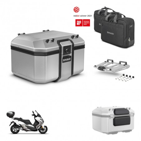 SHAD Baul trasero + soporte montaje parrilla accesorios KIT-448826
