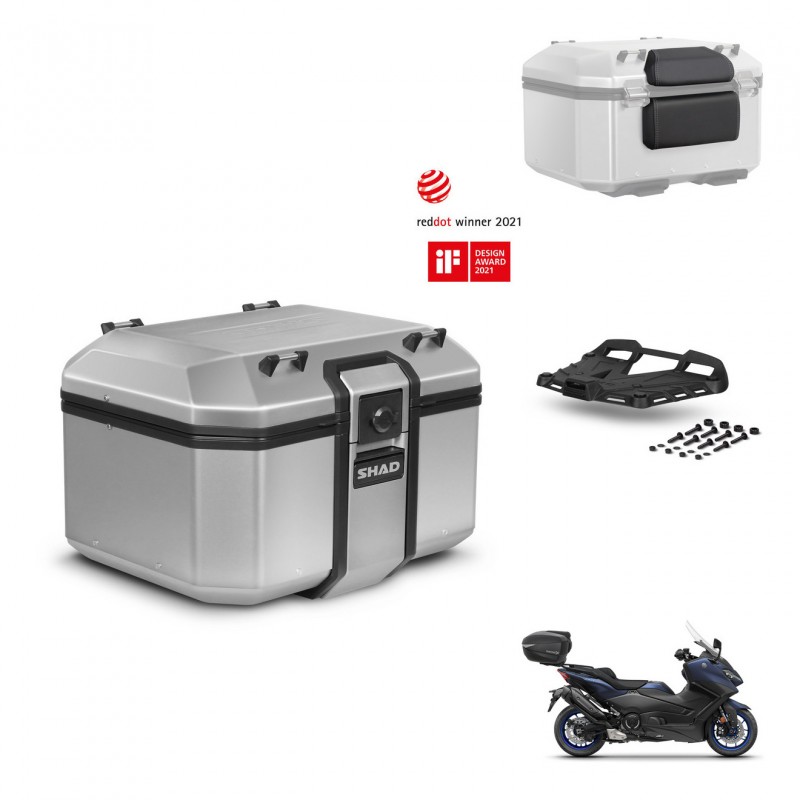 SHAD Baul trasero + soporte montaje parrilla accesorios KIT-448839