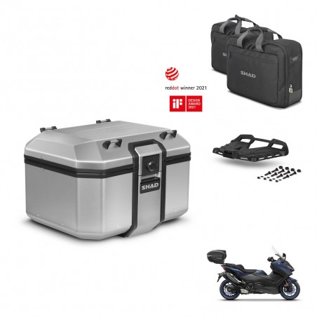 SHAD Baul trasero + soporte montaje parrilla accesorios KIT-448840