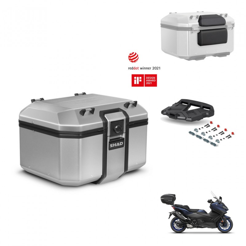 SHAD Baul trasero + soporte montaje parrilla accesorios KIT-448842