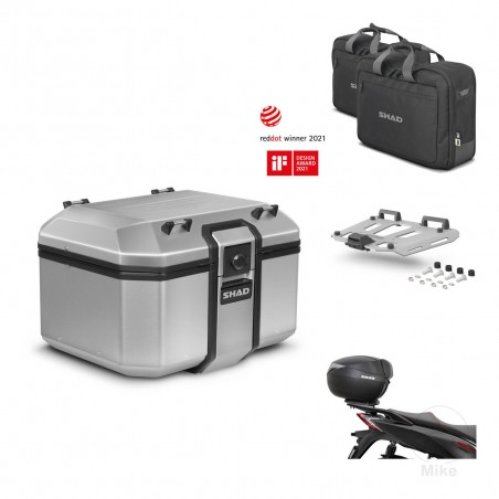SHAD Baul trasero + soporte montaje parrilla accesorios KIT-448847