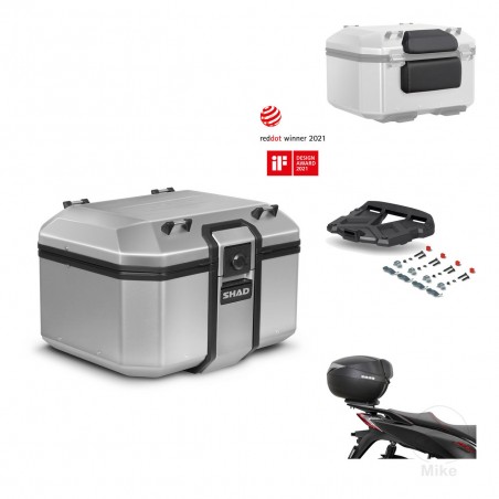 SHAD Baul trasero + soporte montaje parrilla accesorios KIT-448853