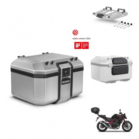SHAD Baul trasero + soporte montaje parrilla accesorios KIT-448868