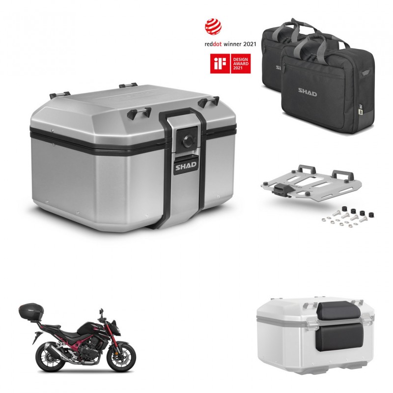 SHAD Baul trasero + soporte montaje parrilla accesorios KIT-448870