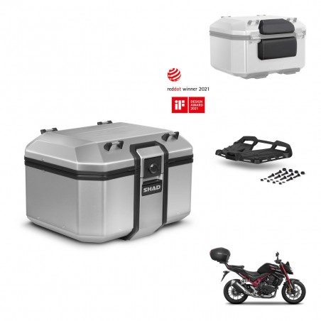 SHAD Baul trasero + soporte montaje parrilla accesorios KIT-448872