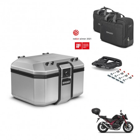SHAD Baul trasero + soporte montaje parrilla accesorios KIT-448876