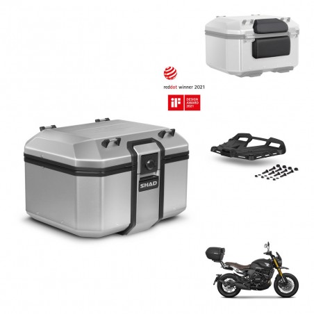 SHAD Baul trasero + soporte montaje parrilla accesorios KIT-448894