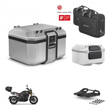SHAD Baul trasero + soporte montaje parrilla accesorios KIT-448896