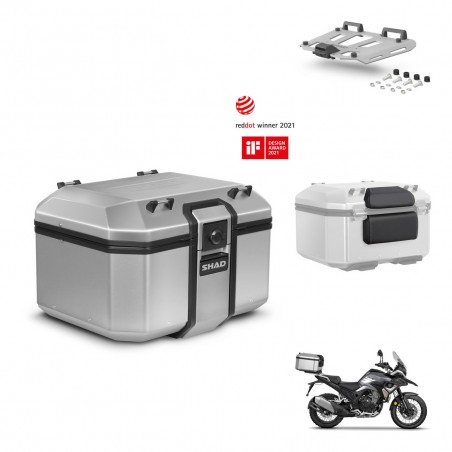 SHAD Baul trasero + soporte montaje parrilla accesorios KIT-448901