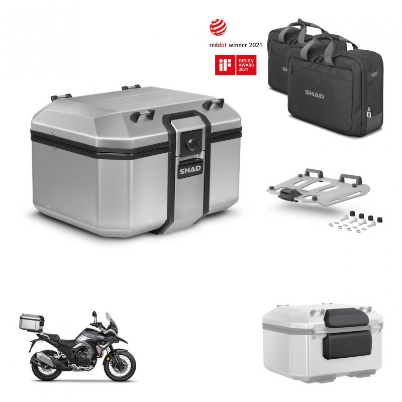 SHAD Baul trasero + soporte montaje parrilla accesorios KIT-448903