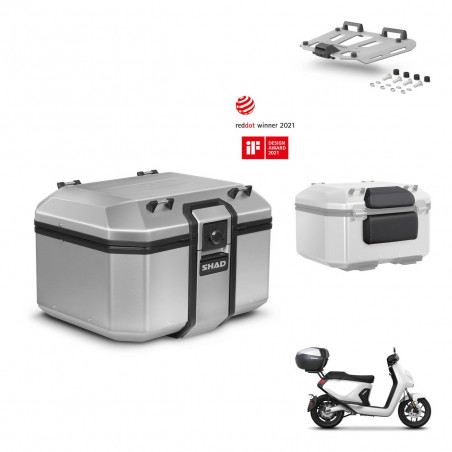 SHAD Baul trasero + soporte montaje parrilla accesorios KIT-448912