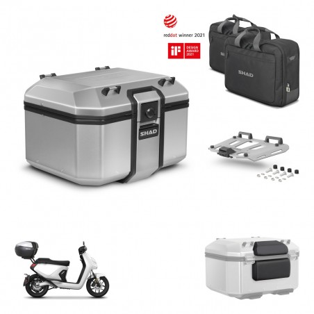 SHAD Baul trasero + soporte montaje parrilla accesorios KIT-448914