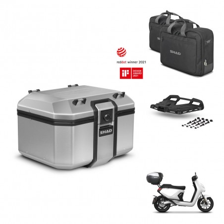 SHAD Baul trasero + soporte montaje parrilla accesorios KIT-448917