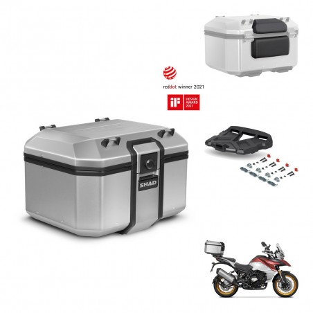 SHAD Baul trasero + soporte montaje parrilla accesorios KIT-448930