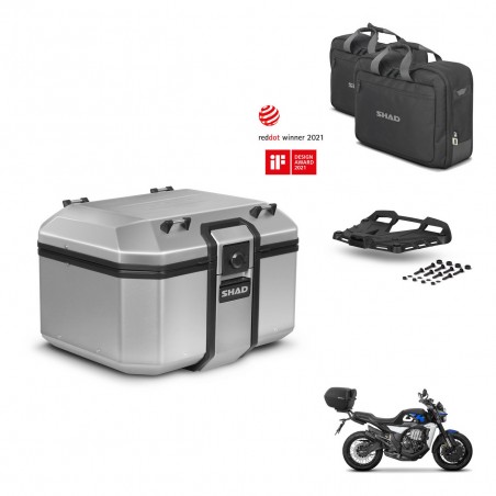 SHAD Baul trasero + soporte montaje parrilla accesorios KIT-448961