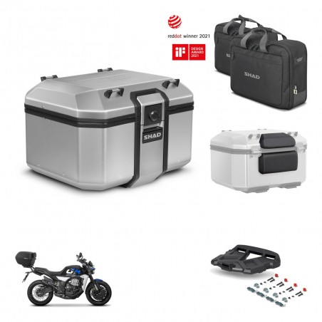 SHAD Baul trasero + soporte montaje parrilla accesorios KIT-448965