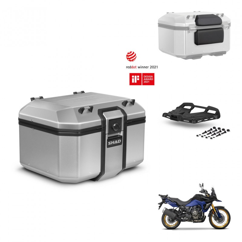 SHAD Baul trasero + soporte montaje parrilla accesorios KIT-448971