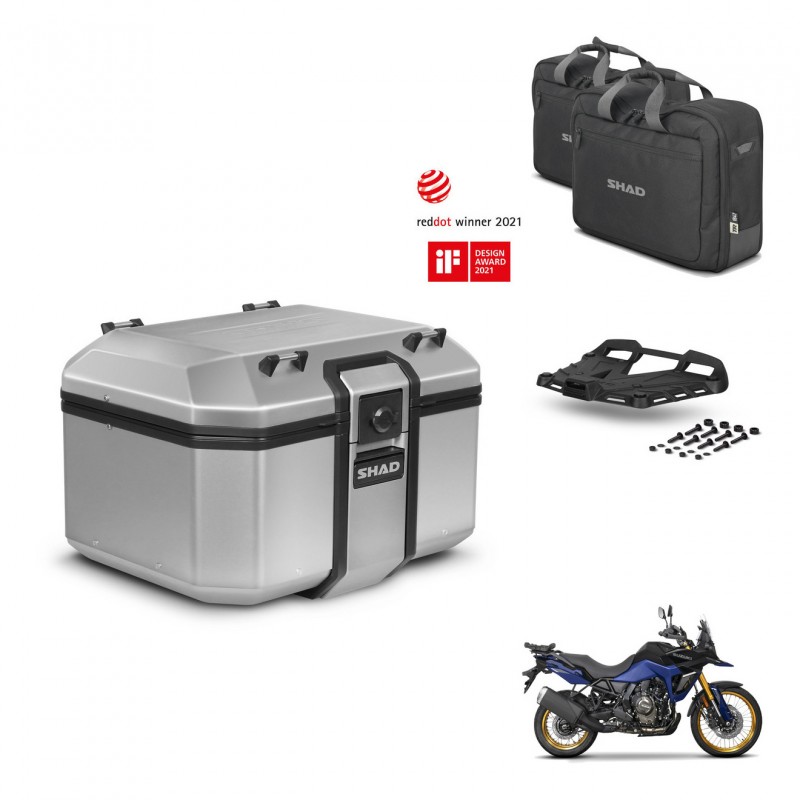 SHAD Baul trasero + soporte montaje parrilla accesorios KIT-448972