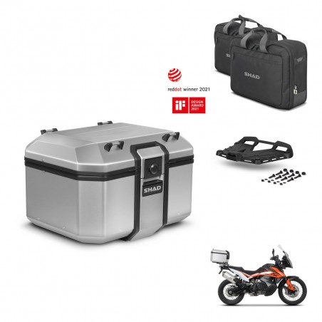 SHAD Baul trasero + soporte montaje parrilla accesorios KIT-448983