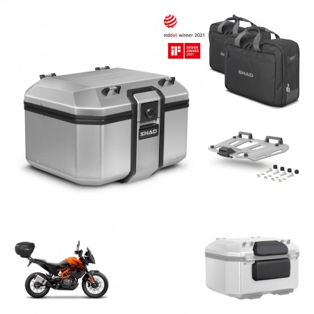 SHAD Baul trasero + soporte montaje parrilla accesorios KIT-449024