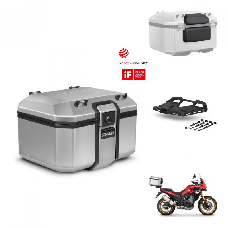 SHAD Baul trasero + soporte montaje parrilla accesorios KIT-449037