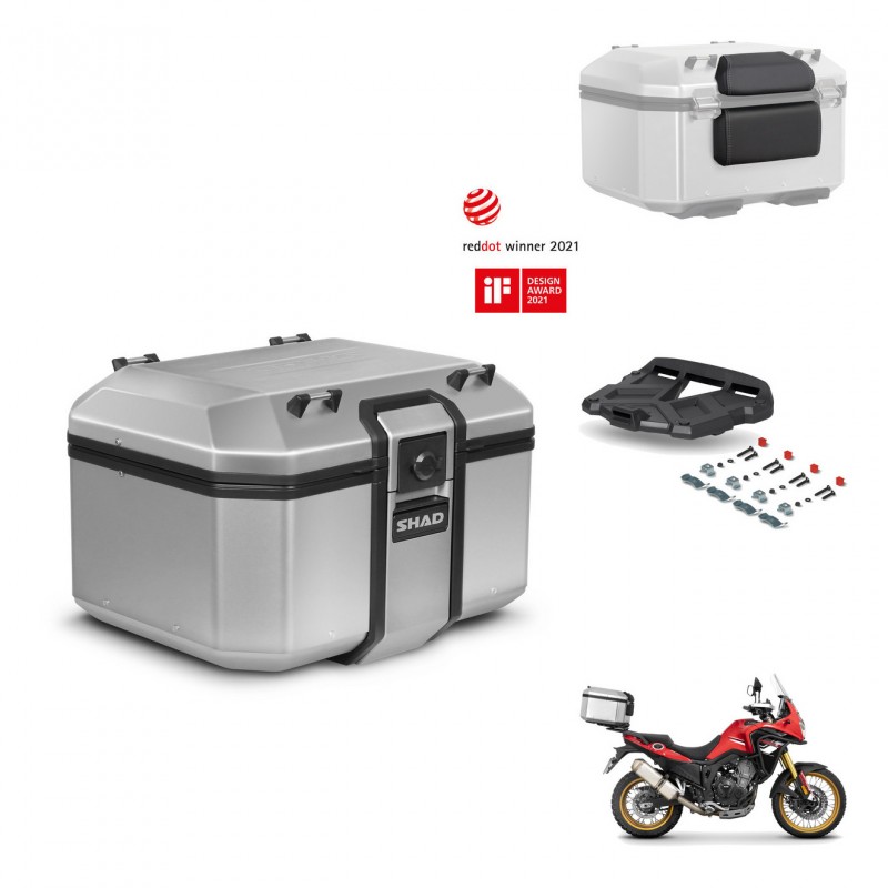 SHAD Baul trasero + soporte montaje parrilla accesorios KIT-449040