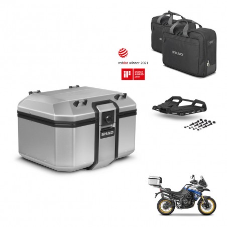 SHAD Baul trasero + soporte montaje parrilla accesorios KIT-449071