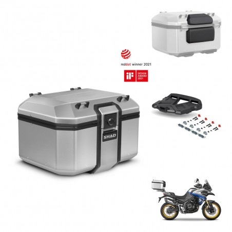 SHAD Baul trasero + soporte montaje parrilla accesorios KIT-449073