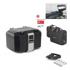 SHAD Baul trasero + parrilla soporte montaje accesorios TR48 TERRA BLACK EDITION KIT-449529
