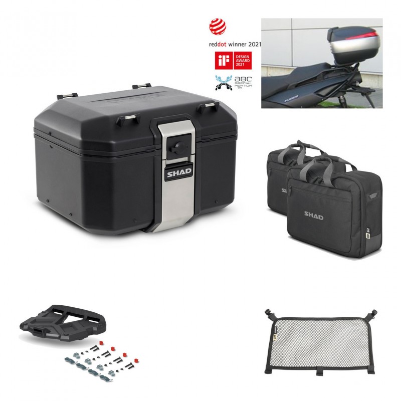SHAD Rear trunk + grill mounting bracket accessories TR48 TERRA BLACK EDITION KIT-449531