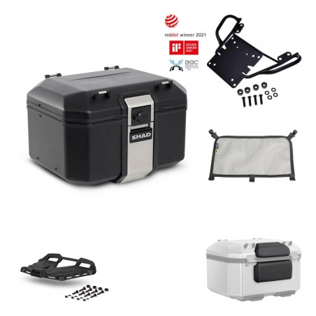 SHAD Rear trunk + grill mounting bracket accessories TR48 TERRA BLACK EDITION KIT-449636