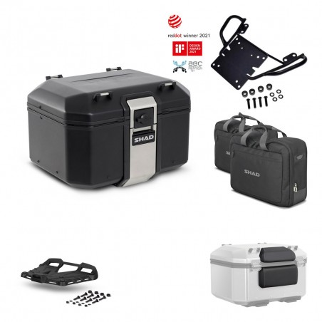SHAD Rear trunk + grill mounting bracket accessories TR48 TERRA BLACK EDITION KIT-449638