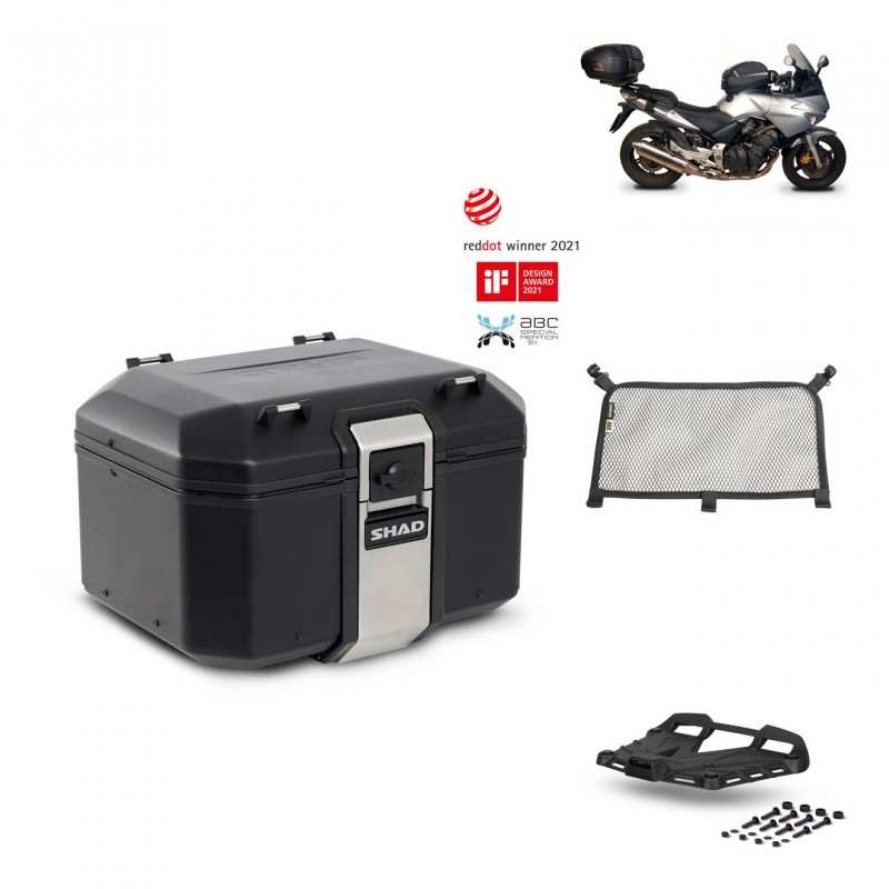 SHAD Rear trunk + grill mounting bracket accessories TR48 TERRA BLACK EDITION KIT-449658