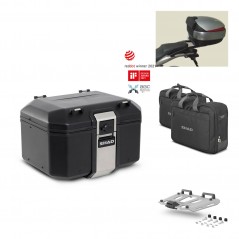 SHAD Rear trunk + grill mounting bracket accessories TR48 TERRA BLACK EDITION KIT-449721