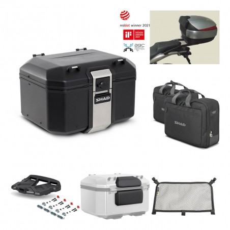 SHAD Rear trunk + grill mounting bracket accessories TR48 TERRA BLACK EDITION KIT-449739