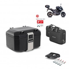 SHAD Baul trasero + parrilla soporte montaje accesorios TR48 TERRA BLACK EDITION KIT-451254