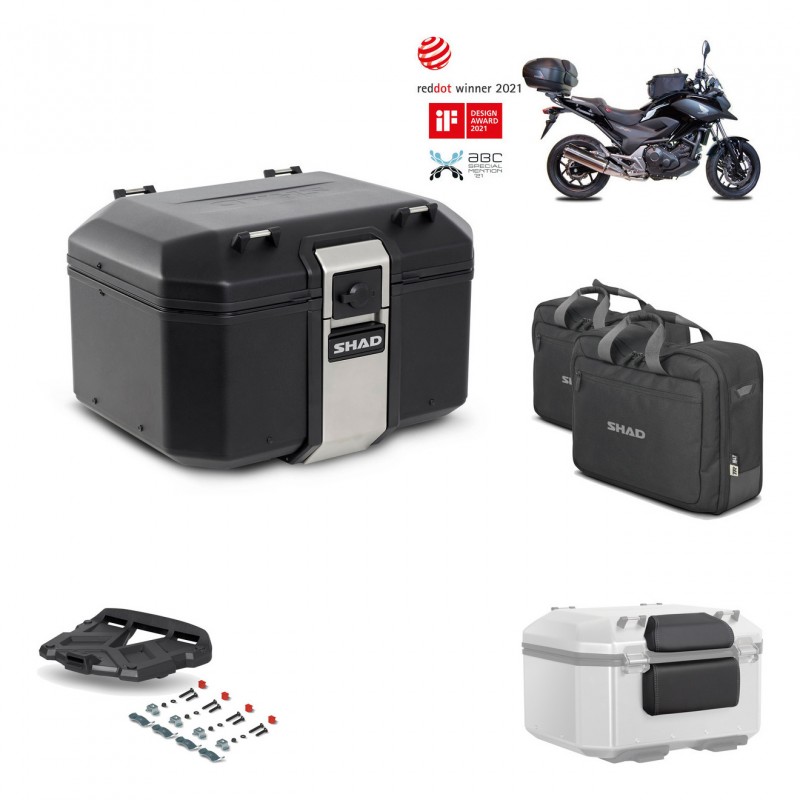SHAD Rear trunk + grill mounting bracket accessories TR48 TERRA BLACK EDITION KIT-451255