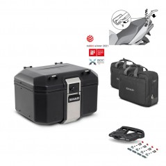 SHAD Baul trasero + parrilla soporte montaje accesorios TR48 TERRA BLACK EDITION KIT-449782