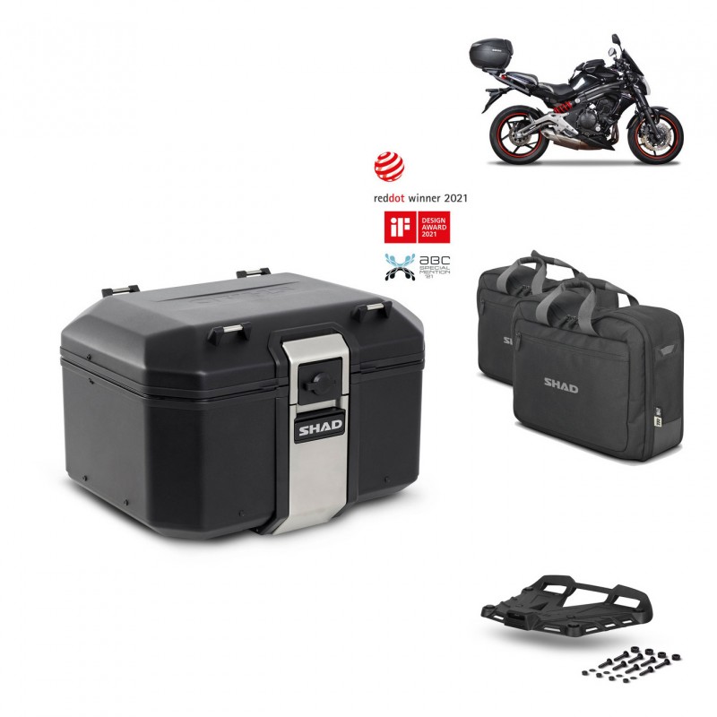 SHAD Rear trunk + grill mounting bracket accessories TR48 TERRA BLACK EDITION KIT-449844