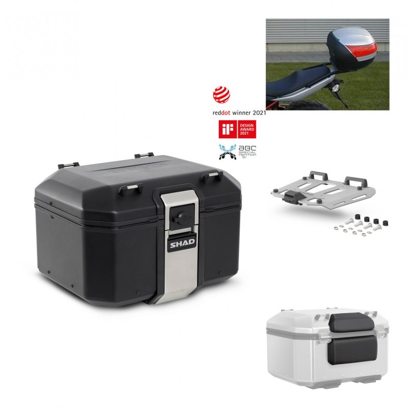 SHAD Rear trunk + grill mounting bracket accessories TR48 TERRA BLACK EDITION KIT-449856