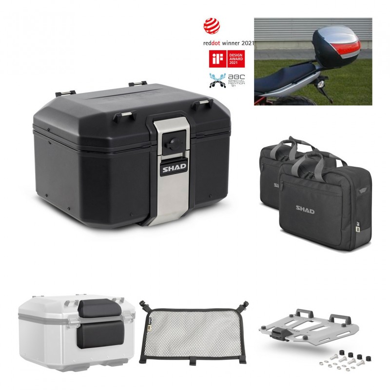 SHAD Rear trunk + grill mounting bracket accessories TR48 TERRA BLACK EDITION KIT-449862