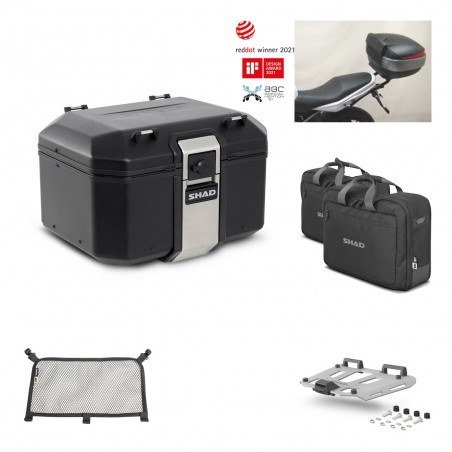 SHAD Rear trunk + grill mounting bracket accessories TR48 TERRA BLACK EDITION KIT-449884