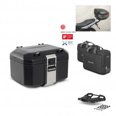 SHAD Baul trasero + parrilla soporte montaje accesorios TR48 TERRA BLACK EDITION KIT-449890