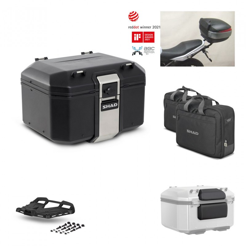 SHAD Rear trunk + grill mounting bracket accessories TR48 TERRA BLACK EDITION KIT-449891