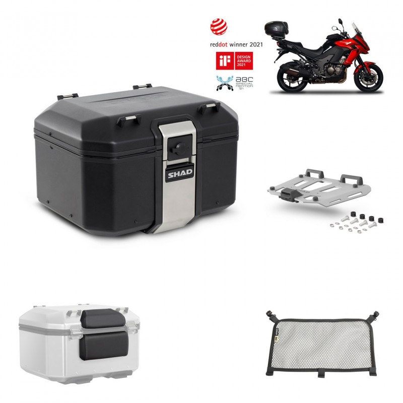 SHAD Rear trunk + grill mounting bracket accessories TR48 TERRA BLACK EDITION KIT-449904