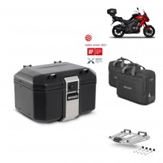 SHAD Rear trunk + grill mounting bracket accessories TR48 TERRA BLACK EDITION KIT-449905