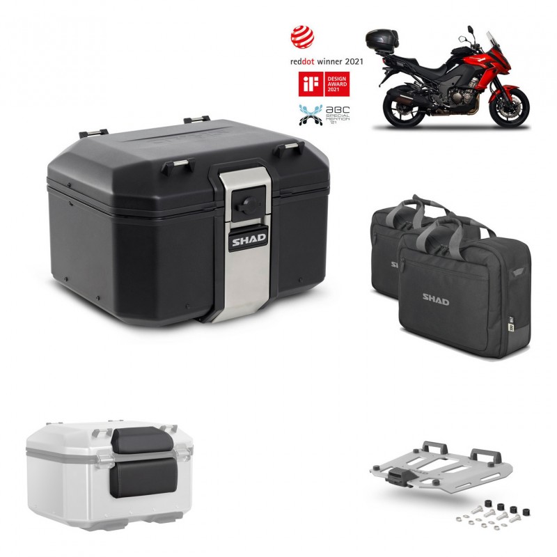 SHAD Rear trunk + grill mounting bracket accessories TR48 TERRA BLACK EDITION KIT-449906